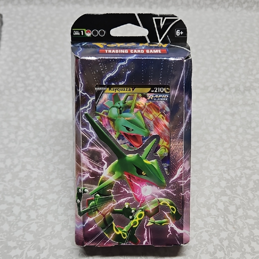 2021 Pokémon TCG Rayquaza V Battle Deck Factory Sealed